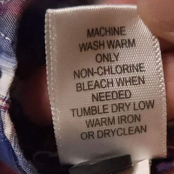 Banana Republic Mens Red White Blue Plaid Button Down Large - Picture 5 of 6